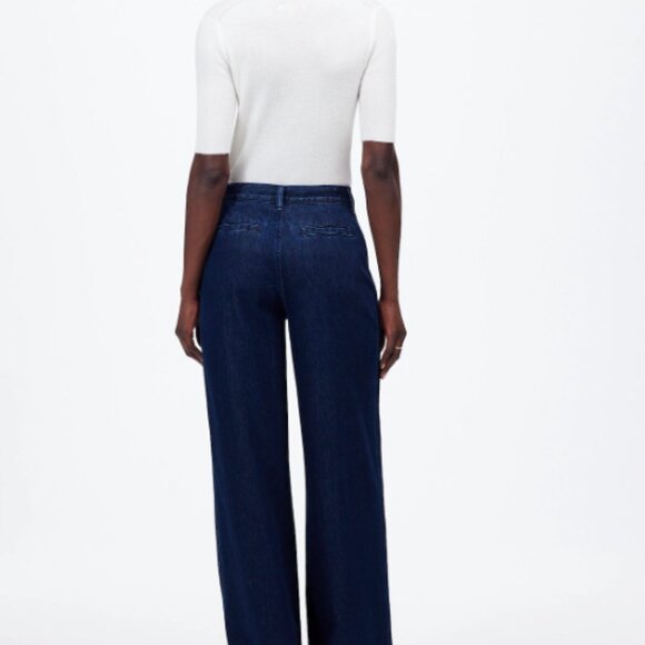 Madewell Superwide Leg Trouser Jeans in Landrum Wash - Picture 2 of 2